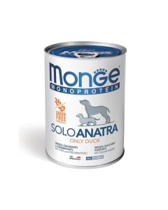 Monge Monoprotein Only Duck Canned Dog Food - 400 g