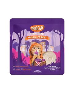 Moochie Fairy Puree Chicken and Purple Sweet Potato Cat Treats - 25 x 15 g
