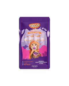 Moochie Fairy Puree  Chicken and Purple Sweet Potato Creamy Cat Treats - 5 x 15 g