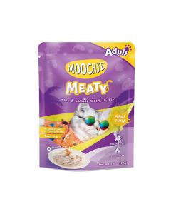 Moochie Meaty Tuna and Scallop Recipe in Jelly Adult Cat Food Pouch - 70 g