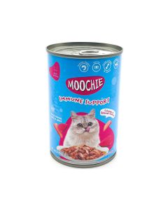 Moochie Minced Topping Tuna in Gravy Canned Cat Food - 400 g