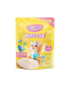 Moochie Mousse With Tuna Topping Calamari Kitten Food Pouch - 70 g
