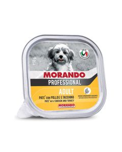 Morando Professional Pate with Chicken and Turkey Adult Wet Dog Food - 150 g