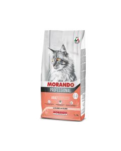 Morando Professional Sterilized Kibble with Salmon Adult Cat Dry Food - 1.5 kg