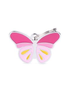 MyFamily Charms Butterfly Pet ID Tag
