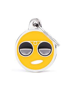 MyFamily Charms Cool Emoji Pet ID Tag