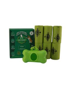 My Turf Compostable Poop Bags - 6 Rolls + 1 Dispenser