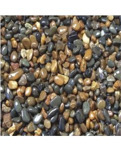 Natural Color Aquarium Gravel 4-6mm - Brown and Black Sand