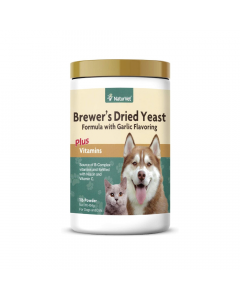 NaturVet Brewer’s Dried Yeast Formula With Garlic Flavoring, 1 lb