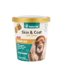 NaturVet SCC-DOG Skin & Coat, 70 ct