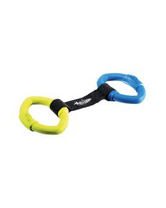 Nerf Two Ring Strap 2-Tone Tug Dog Toy