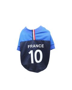 Olchi France Football Jersey Dog T-Shirt - Navy