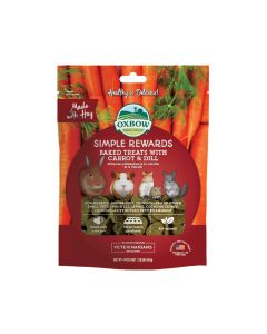 Oxbow Carrot & Dill Baked Treats, 85 g