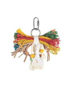 Pawise Leather Kabob Rainbow Rope Bird Toy