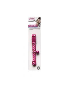 Pawise Cat Collar - Polka Dots - Pink