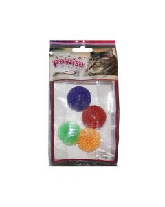 Pawise Glitter Ball Toy - 4pcs