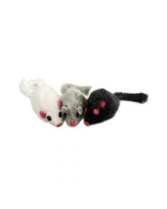 Pawise Plush Mice Cat Toy Assorted