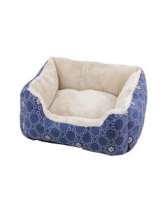 Pawise Square Dog Bed, Blue
