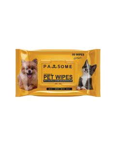 Pawsome Anti Bacterial Pet Wipes - 80 counts