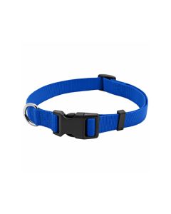 Pet Expert Adjustable Nylon with Quadlock Buckle Dog Collar - Blue