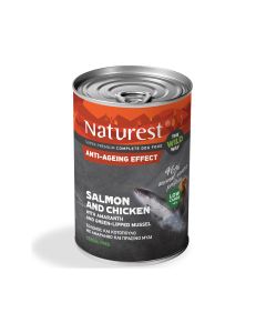 Pet Interest Naturest The Wild Way Anti-Ageing Effect Salmon and Chicken Canned Dog Food - 400 g