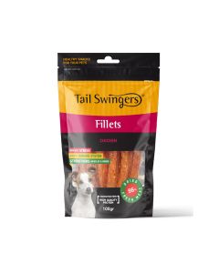 Pet Interest Tail Swingers Fillets Chicken Dog Treats - 100 g