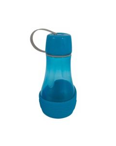 Petmate Replendish To-Go Travel Bottle With Bowl, Blue