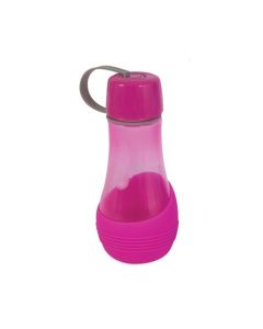 Petmate Replendish To-Go Travel Bottle With Bowl, Pink