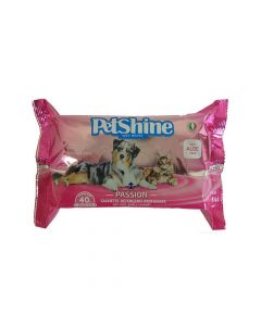 Petshine Passion Fragrance Pet Wipes - 40 Pcs