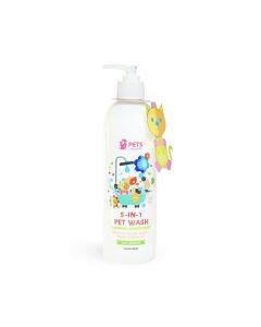 Pets Republic 5-in-1 Wash Pet Shampoo and Conditioner - 500 ml - Strawberry Scented