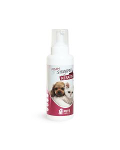 Pets Republic Dry Foam Pet Shampoo with Keratin - 520 ml