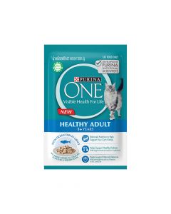 Purina One Healthy Adult with Ocean Fish Wet Cat Food - 85 g