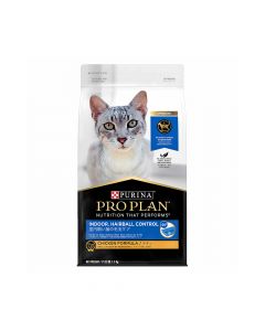 Purina Pro Plan Indoor Hairball Control Chicken Dry Cat Food - 1.5 Kg