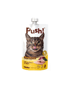 Push Strong Bone Protect Tuna with Phosphorus Cat Food Pouch - 110 g