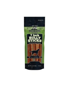 Redbarn Bully Stick Dog Treat, 7" - Pack of 3