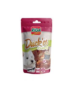 Riga Duck'Os Duck Chip Dog Treats - 80 g