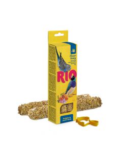 عيدان بالعسل لطيور البدجيز والطيور الغريبة من ريو، 2 حبة، 80 جرام