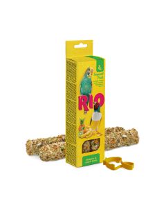 عيدان بفواكه الاستوائية لطيور البدجيز والطيور الغريبة من ريو، 2 حبة، 80 جرام