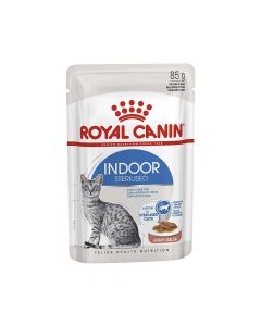 Royal Canin Indoor Sterilized Cat Wet Food Pouches - 85 g - Pack of 12