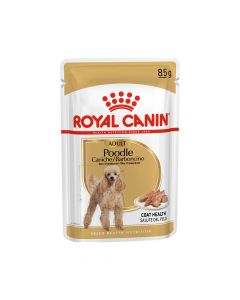 Royal Canin Breed Health Nutrition Poodle Adult Dog Food Pouches - 85g - Pack of 12