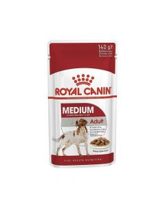 Royal Canin Medium Adult Dog Food Pouch - 140g - Pack of 10