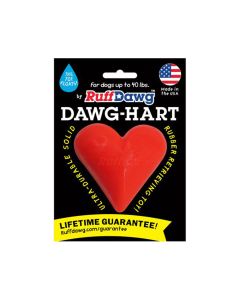 Ruff Dawg Solid Rubber Hart Retrieving Dog Toy for Small and Medium Dogs