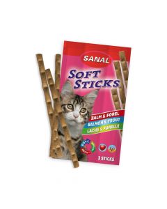 Sanal Cat Softsticks Salmon & Trout - 15g