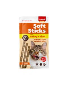 Sanal Cat Softsticks Turkey & Liver, 15g
