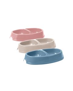 Savic Picnic Twin Cat Feeding Bowl - Assorted Color