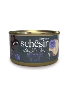 Schesir After Dark Chicken and Duck in Pate Canned Cat Food - 80 g