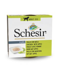 Schesir Chicken Fillets With Apple In Jelly Dog Food - 150g