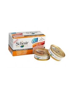 Schesir Cat Multipack Chicken with Pupmkin, 50g, Pack of 6