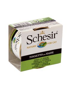 Schesir Cat Tuna with Algae Jelly Canned Wet Cat Food, 85 g 