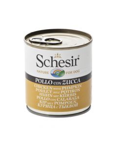 Schesir Chicken With Pumpkins Canned Dog Food - 285g
